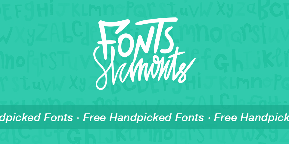 Hand Drawn Page Of Fonts Shmonts