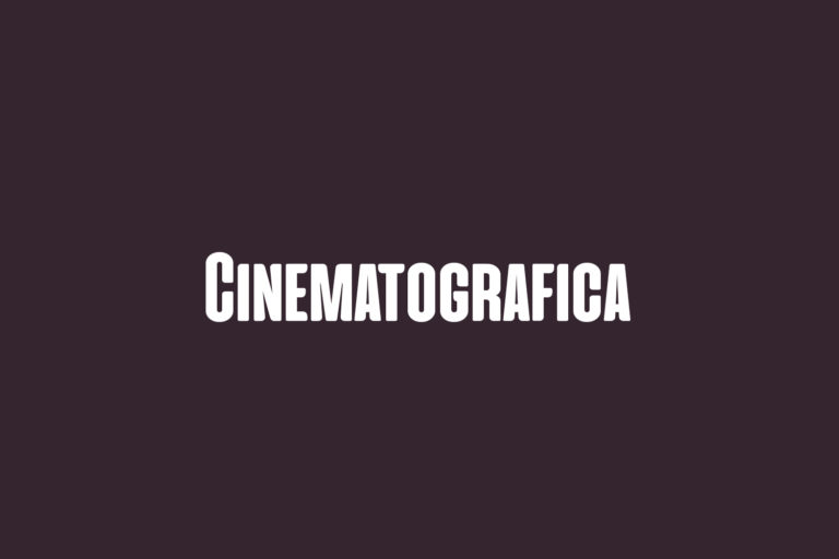 Cinematografica | Fonts Shmonts