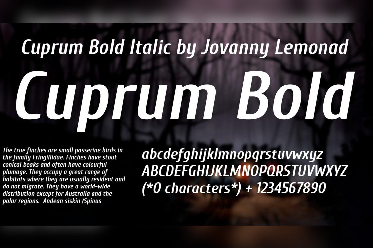 Cuprum Free Font Family