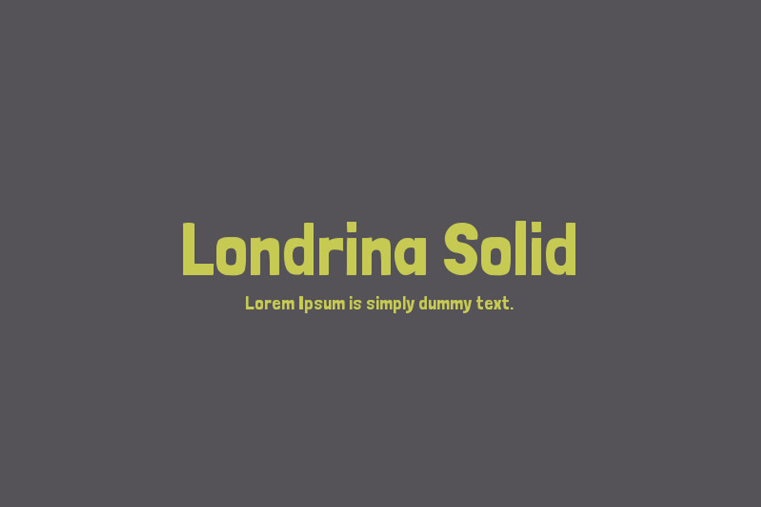 Londrina Free Font Family