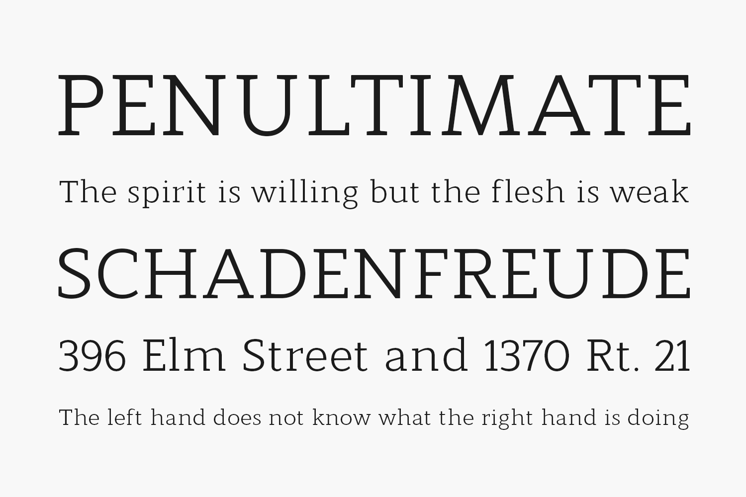 Modum Free Font Family