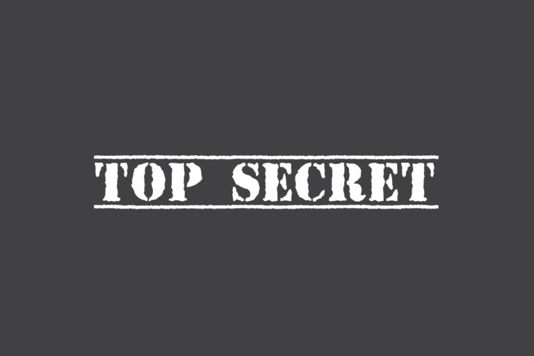 Top Secret | Fonts Shmonts