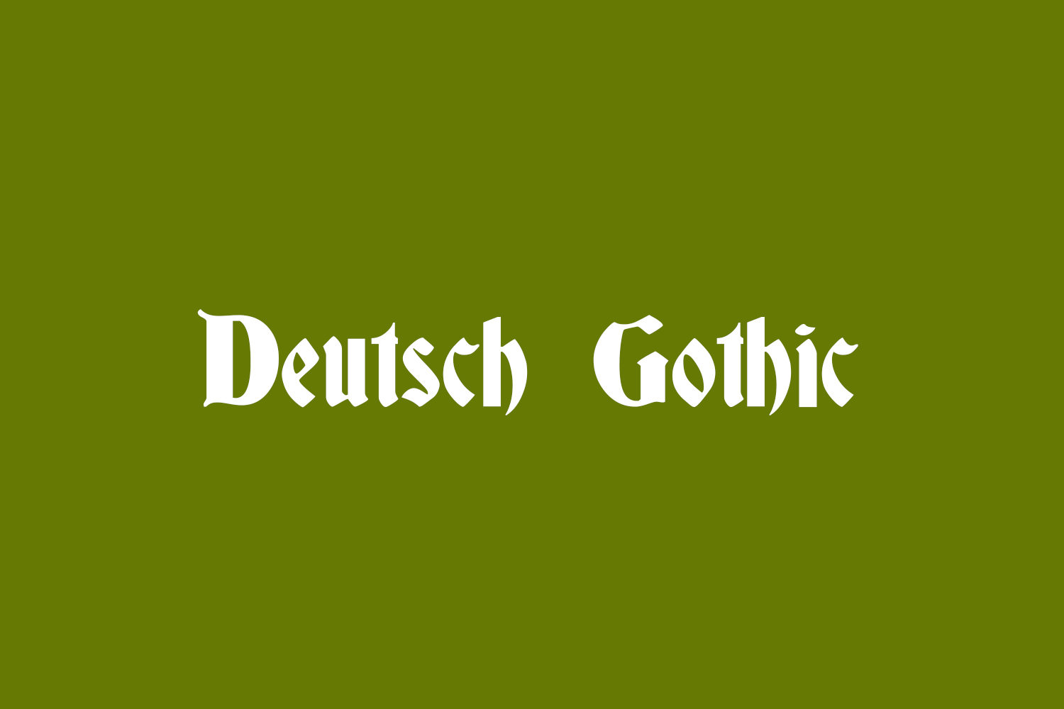 Deutsch Gothic Fonts Shmonts