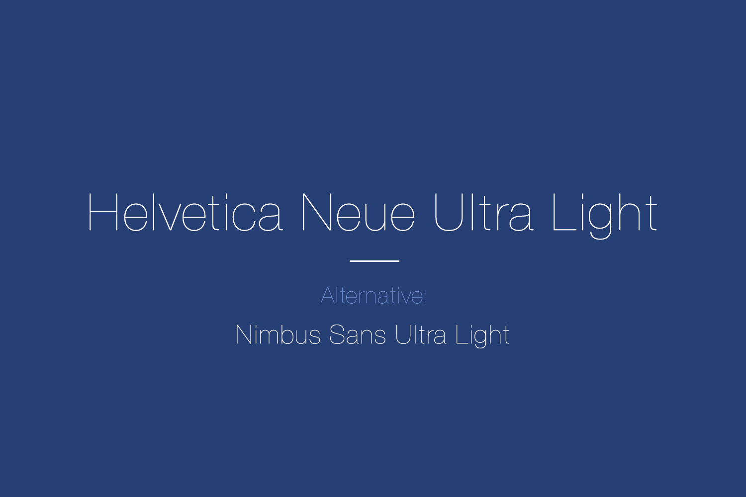 helvetica neue light condensed free
