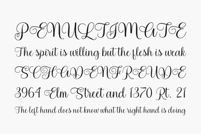 Spalding Script | Fonts Shmonts