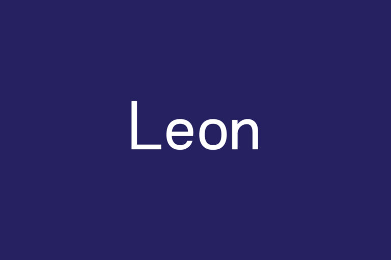 Leon | Fonts Shmonts