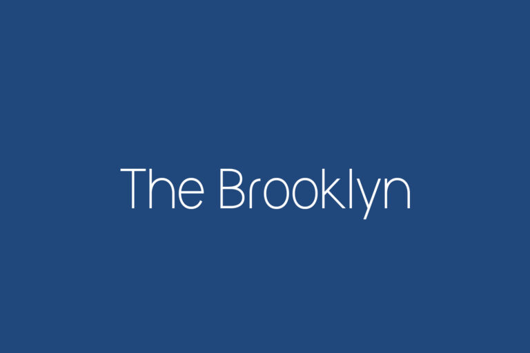 The Brooklyn | Fonts Shmonts