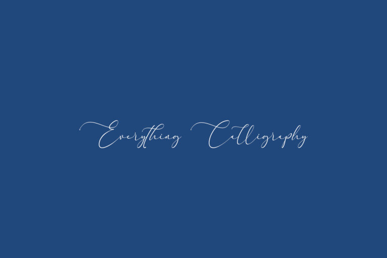 everything-calligraphy-free-font-01 | Fonts Shmonts