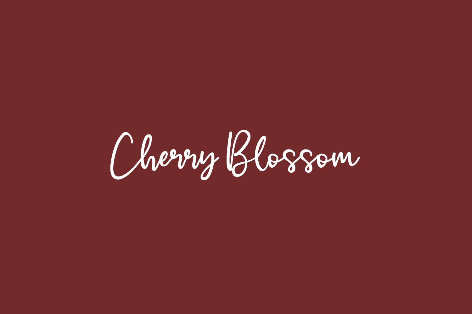 Cherry Blossom Fonts Shmonts