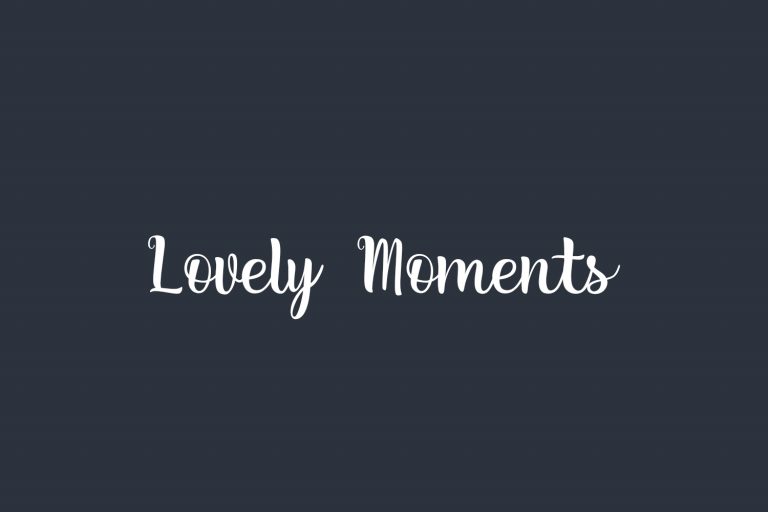 lovely-moments-free-font-01 | Fonts Shmonts