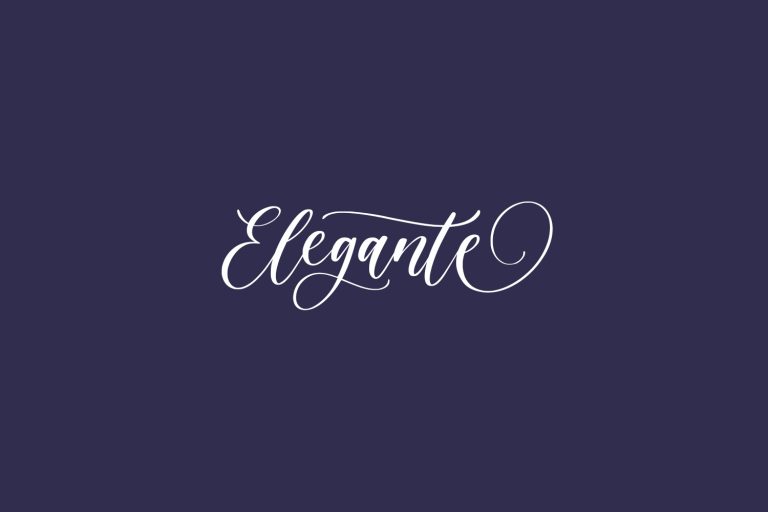 Elegante | Fonts Shmonts