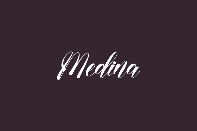 Medina | Fonts Shmonts