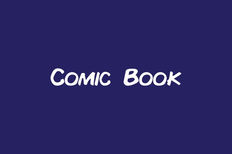 Comic Book | Fonts Shmonts