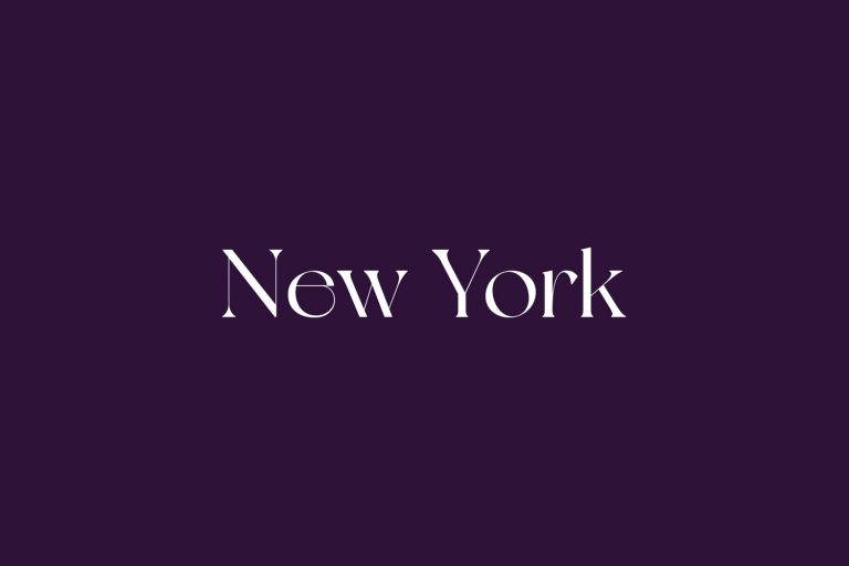 New York | Fonts Shmonts