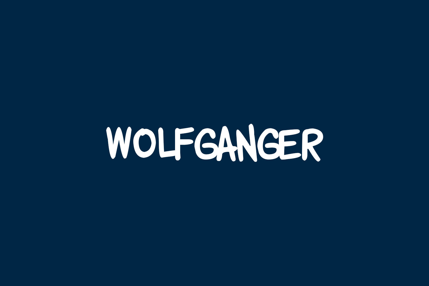 Wolfganger Free Font