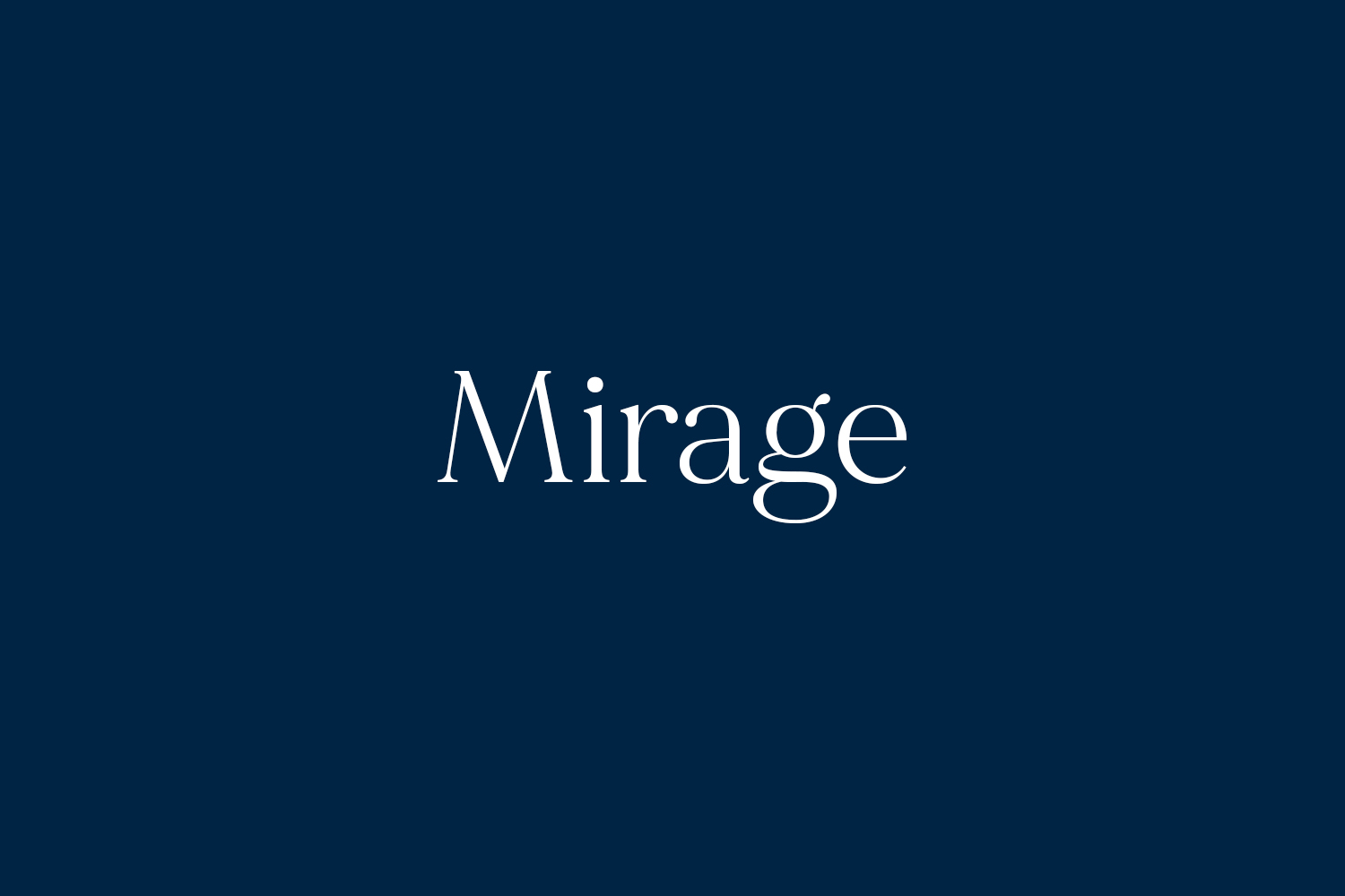 fonts commercial use mirage