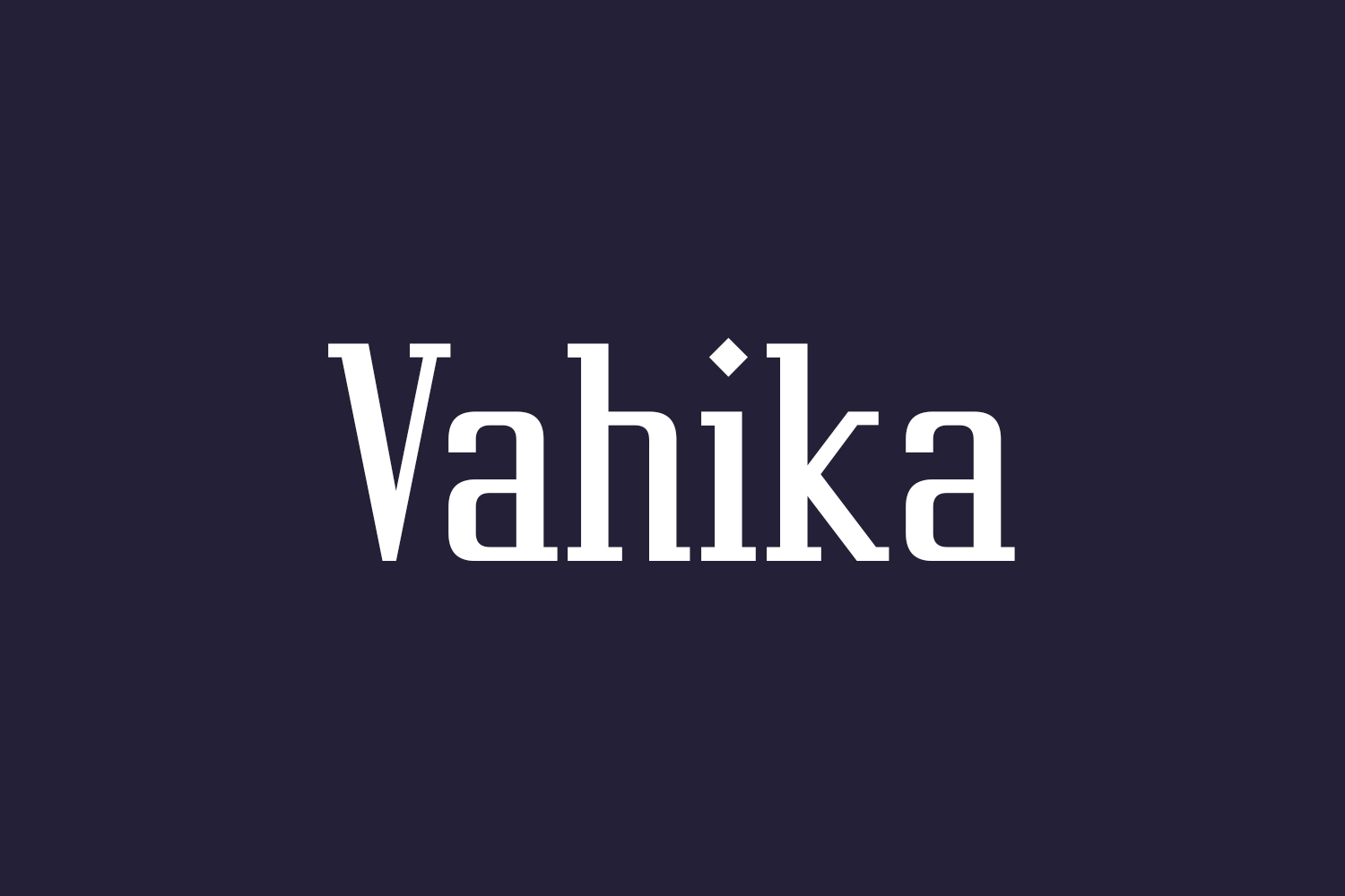 Vahika Free Font