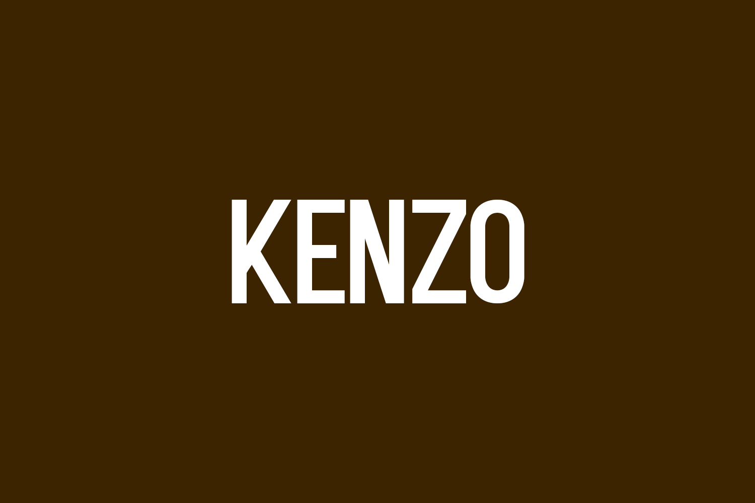 Kenzo | Fonts Shmonts