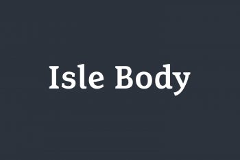 Isle Body Free Font