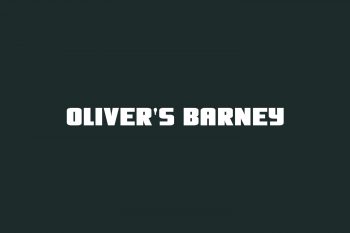 Oliver's Barney Free Font