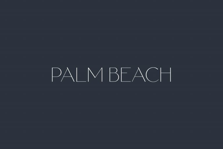 Palm Beach | Fonts Shmonts