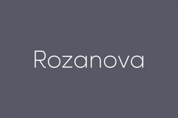 Rozanova Free Font