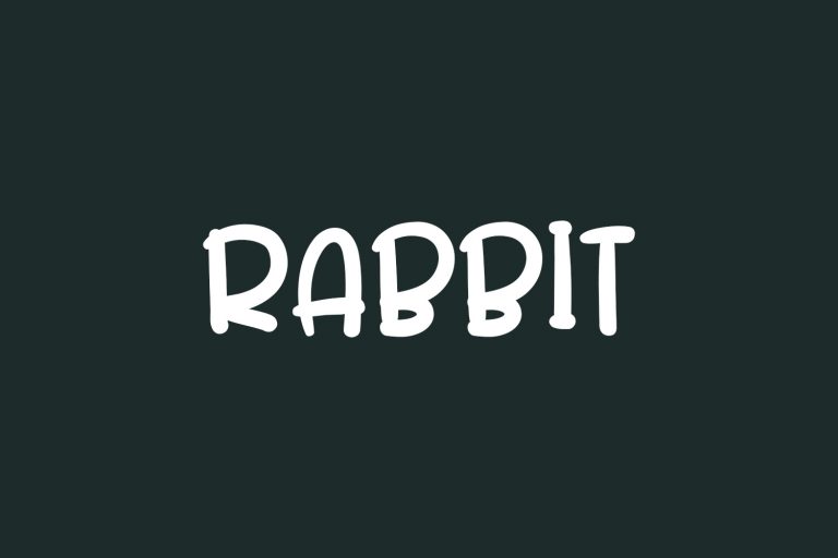 rabbit-free-font-01 | Fonts Shmonts