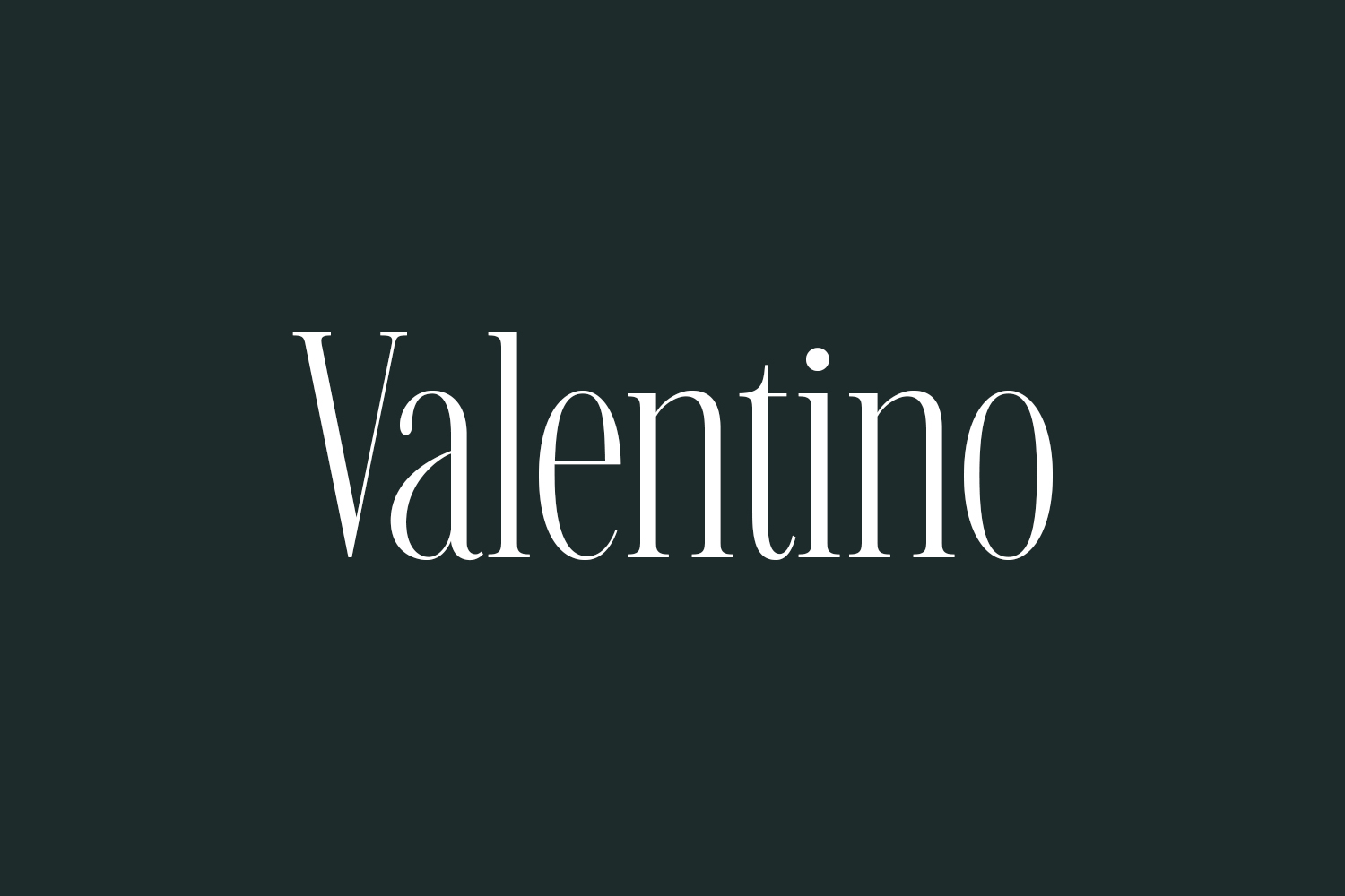 Valentino | Fonts Shmonts
