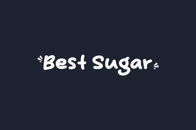 Best Sugar | Fonts Shmonts