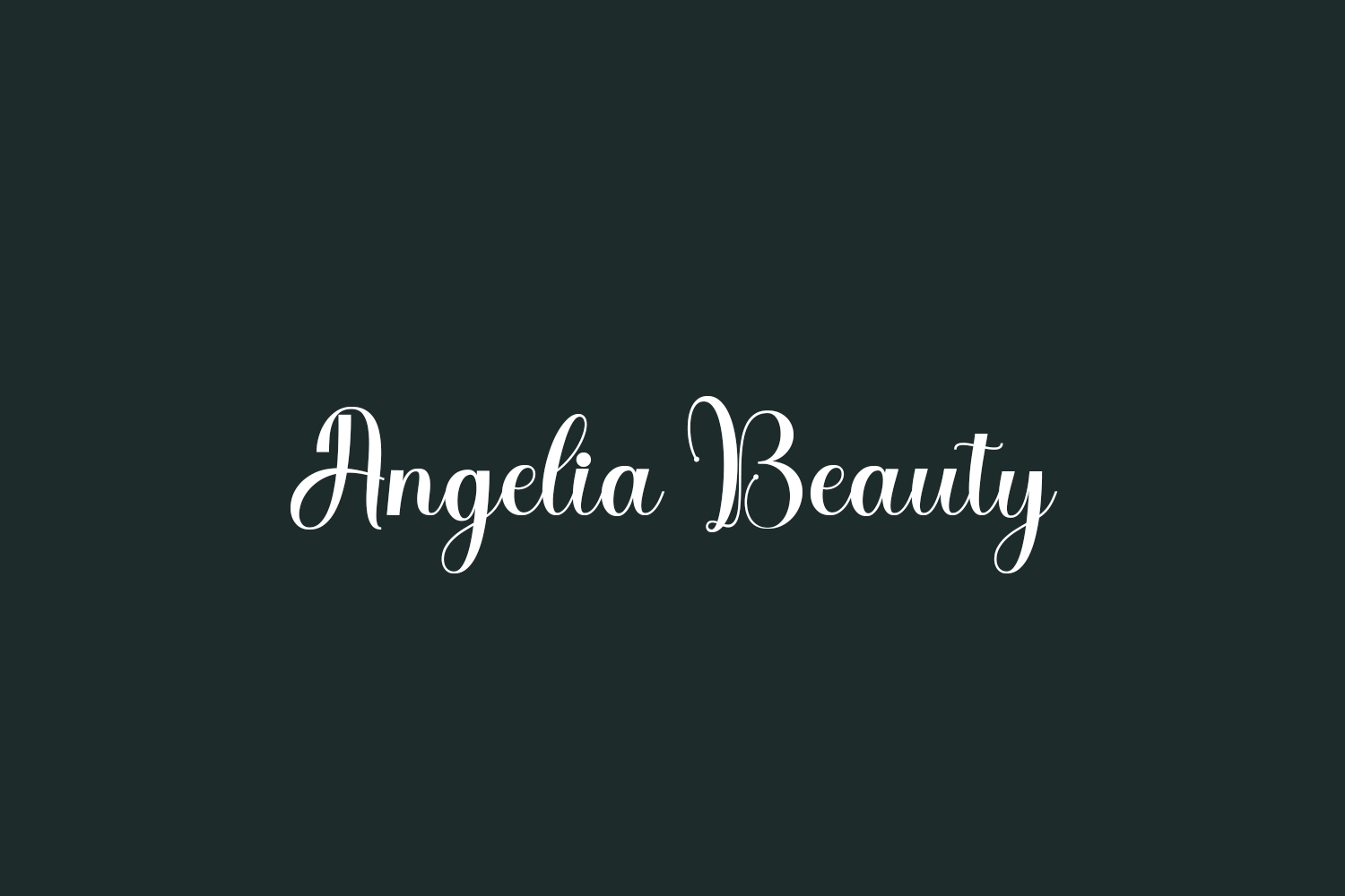 Angelia Beauty | Fonts Shmonts