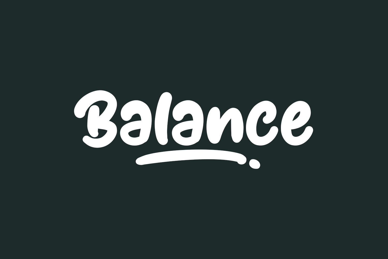 Balance | Fonts Shmonts