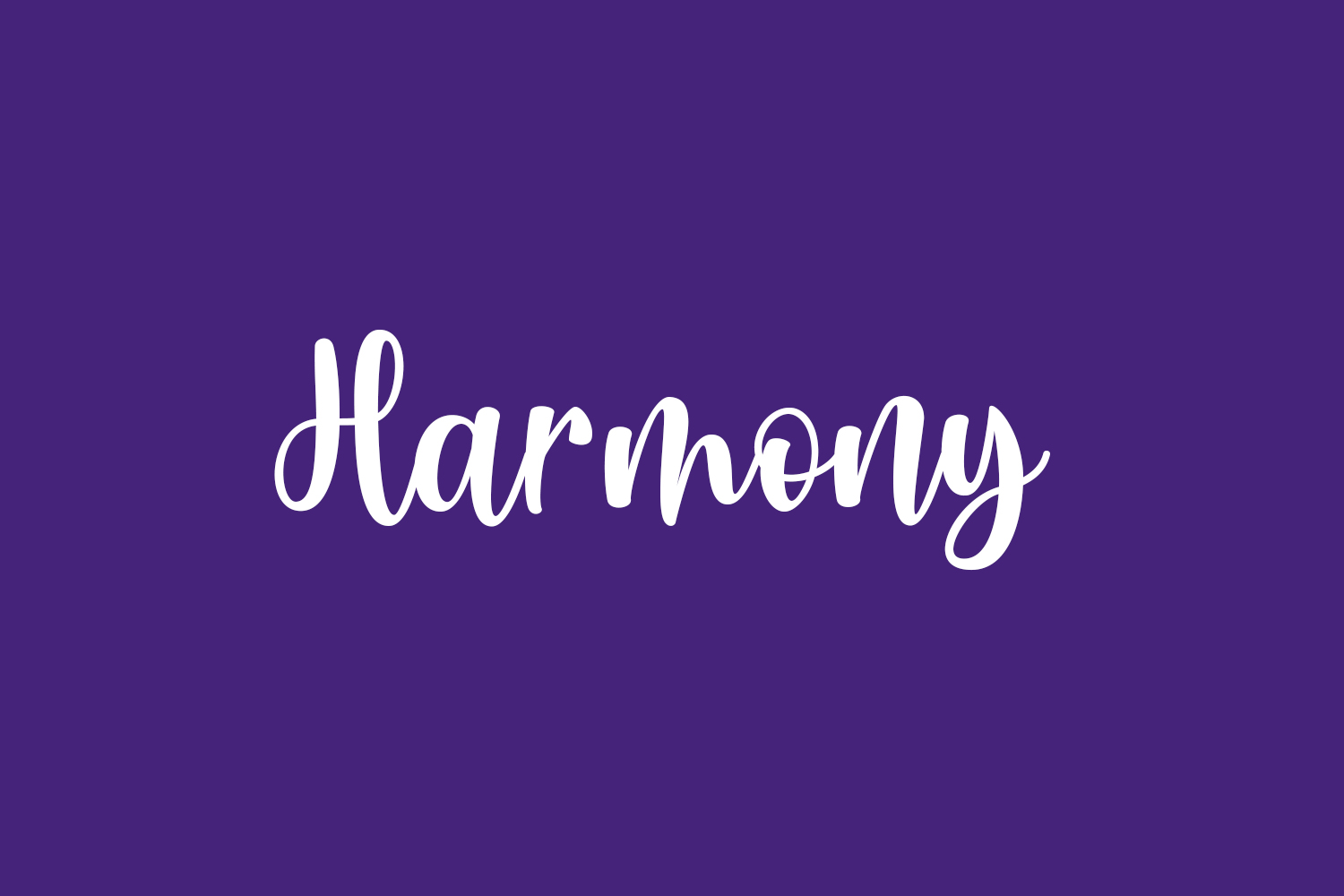 Harmony | Fonts Shmonts