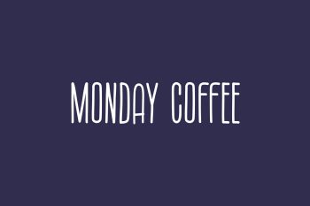 Monday Coffee Free Font