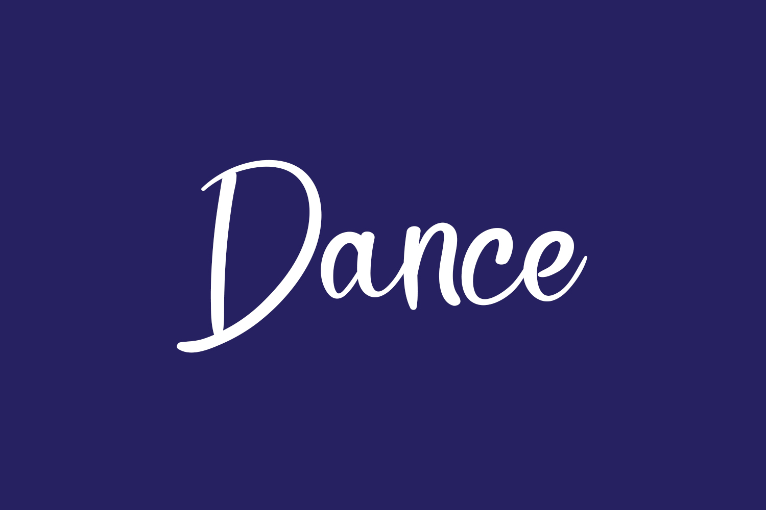 Free Dance Font | Fonts Shmonts