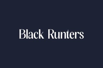 Free Black Runters Font