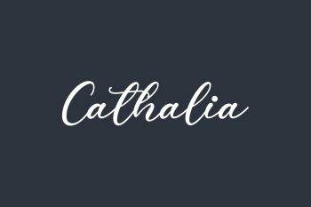 Cathalia Free Font