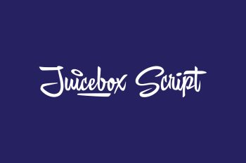 Juicebox Script Free Font
