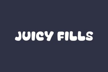 Juicy Fills Free Font