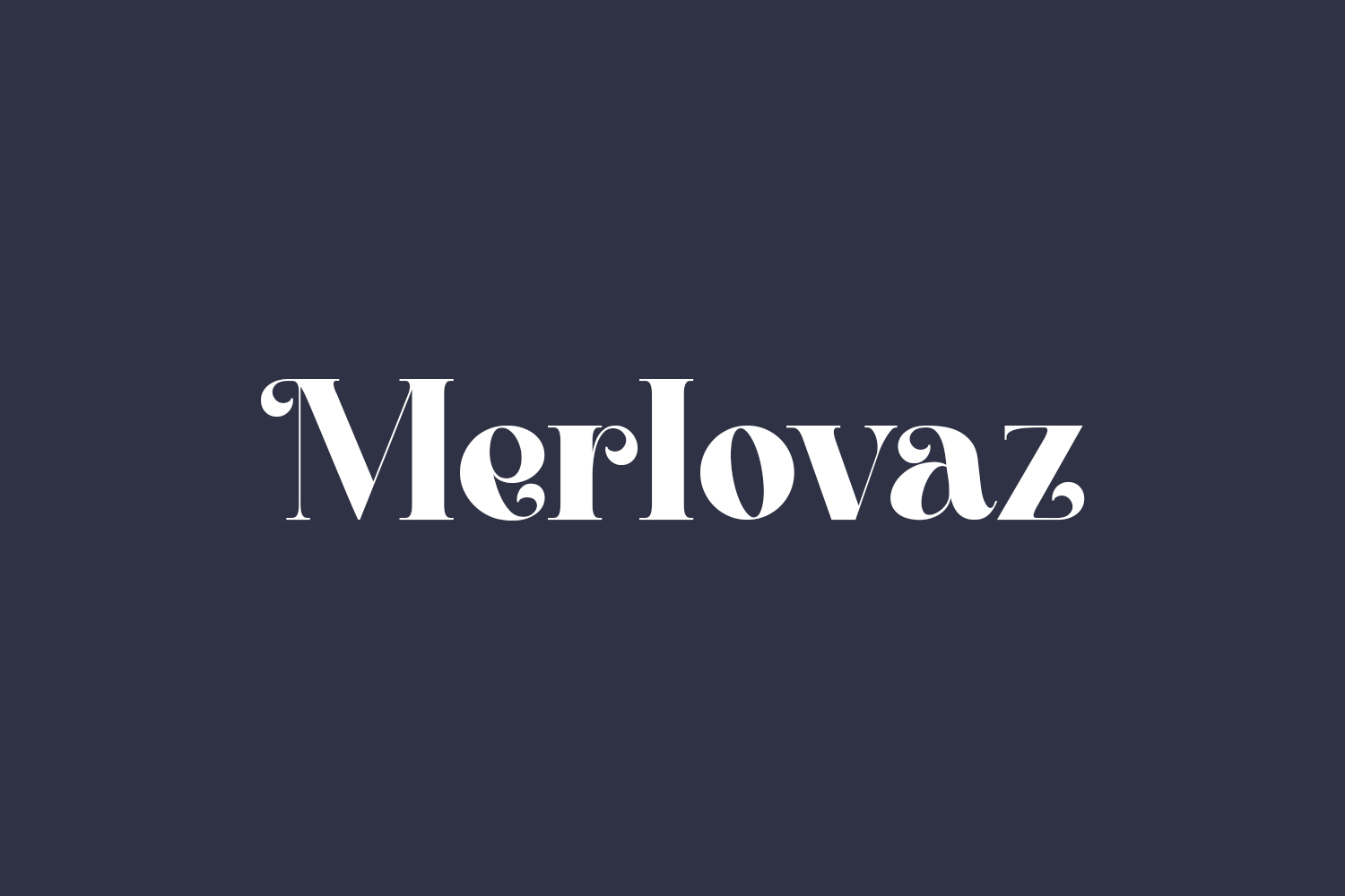 Merlovaz Free Font