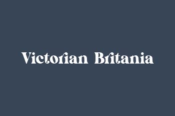 Victorian Britania Free Font