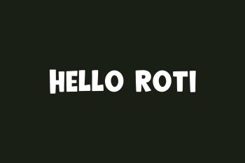 Free Hello Roti Font