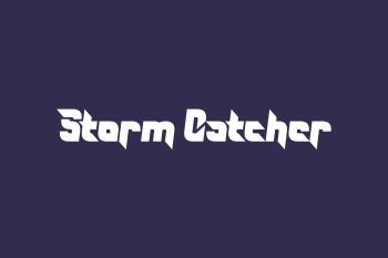 Storm Catcher Free Font